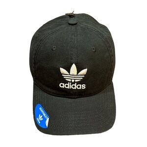 ADIDAS BLACK BASEBALL CAP